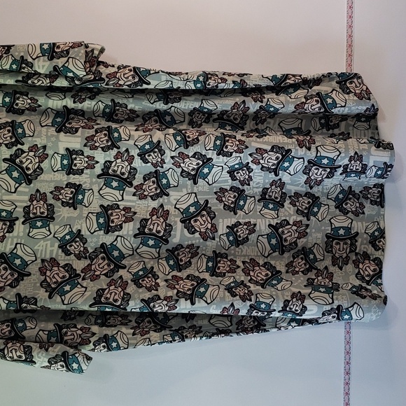 LuLaRoe Irma Shirt Women's XL Oversized Loose Fitting Long-Line 4th of July - Picture 7 of 12